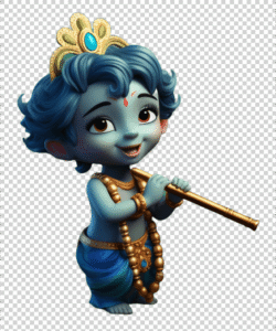 Baby Krishna Cartoon PNG for Janmashtami, Cute Laddu Gopal PNG, Krishna Janmashtami Cartoon PNG, Kids Krishna PNG