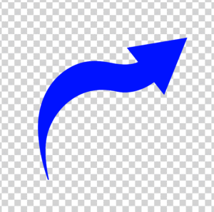 Blue curved upward arrow PNG, Blue Transparent Arrow PNG free, Thick Right Wavy Blue Arrow Transparent Free Download, Blue Arrow png download free no copyright