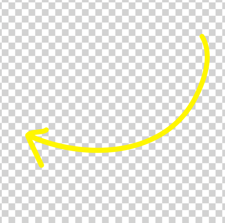 Curved Yellow Arrow PNG,Transparent Yellow Arrow Clipart Free Download, Highlight Doodle PNG, Upward Arrow PNG