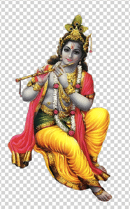 Krishna Flute Image, Lord Krishna Devotional PNG, Krishna Divine PNG