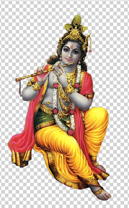 Krishna Flute Image, Lord Krishna Devotional PNG, Krishna Divine PNG