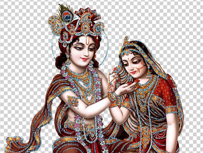 Krishna Radha Transparent PNG, Radha Krishna Devotional PNG, Krishna Ji with Radha Ji PNG, Janmashtami Png, Janmashtami Photo png